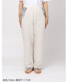 tsumori chisato SLEEP ツモリチサト ボトムス キルトニット素材(本体) あったか 長ズボン ルームウェア レディース UOW432 /ワコール