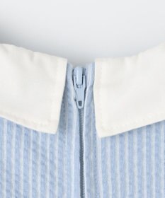 組曲 KIDS 【110-140㎝】サッカーストライプ ワンピース