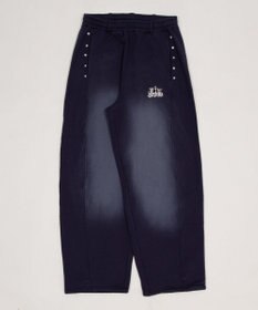 WEGO 【ウエストゴム】ロゴスウェットパンツ