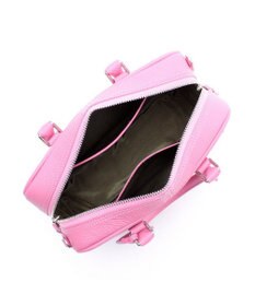 A.D.M.J. スワロフスキー・クリスタル　牛革　ボストンバッグ　23cm