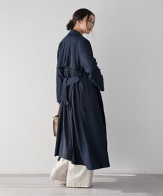 YECCA VECCA 【UVカット/花粉ガード】素材MIXトレンチコート
