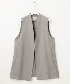 J.PRESS LADIES 【セットアップ対応・洗える・UV加工・吸水速乾】OXIJEWELストレッチ ジレ