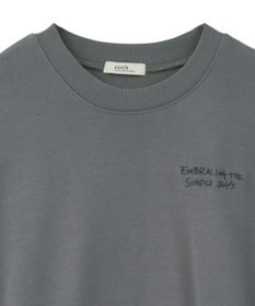 earth music&ecology サイドリブロゴスウェット