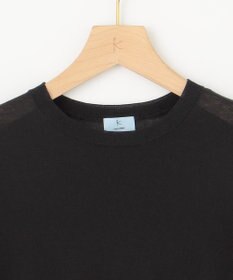 組曲 L シアーパフ袖 ニット