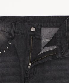 WEGO 【SMサイズ展開】ロゴデニムバギーパンツ