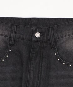 WEGO 【SMサイズ展開】ロゴデニムバギーパンツ