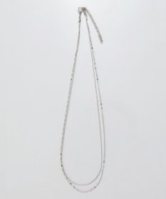 Phoebe <オンワード限定セット>ダブルチェーンネックレス×ツインカレントカフバングル