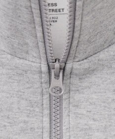 J.PRESS YORK STREET 【UNISEX】スタンド ハーフジップ プルオーバー スウェット