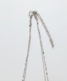 Phoebe <オンワード限定セット>ダブルチェーンネックレス×ツインカレントカフバングル