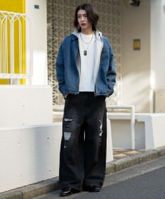 WEGO デニムシャツジャケット