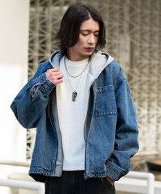 WEGO デニムシャツジャケット