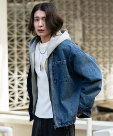 WEGO デニムシャツジャケット