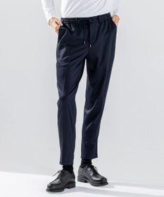 JOSEPH HOMME 新素材【ストレッチ/セットアップ対応】シルキーウールジャージー    ドロスト付テーパードパンツ / PEGG CONVERTIBLE