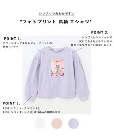 ANY KIDS フォトプリント 長袖 Ｔシャツ