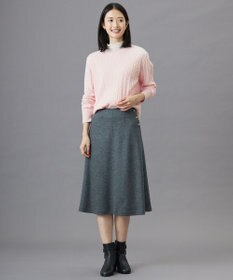 J.PRESS LADIES L 【洗える】ウールスムース スカート