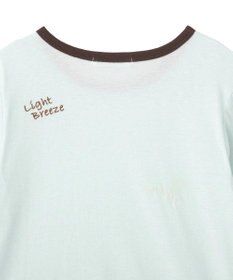 AMERICAN HOLIC ランダムロゴ刺繍リンガーTシャツ