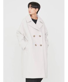 AMERICAN HOLIC 中空ＦＩＢＥＲドロップショルダーチェスターコート