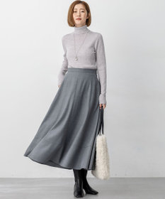 23区 S 【滝沢眞規子さん着用/WEB限定カラーあり】ウーステッドウール リブタートル ニット