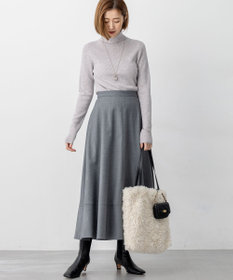 23区 S 【滝沢眞規子さん着用/WEB限定カラーあり】ウーステッドウール リブタートル ニット