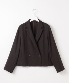 自由区 S 【セットアップ対応】リネンライクシンセティックショート ジャケット