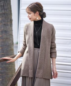 Tiaclasse 【新色追加・洗える】ミラノリブミドル丈カーディガン