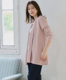 Tiaclasse 【新色追加・洗える】ミラノリブミドル丈カーディガン