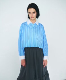 GRACE CONTINENTAL ビジューカラーシャツ