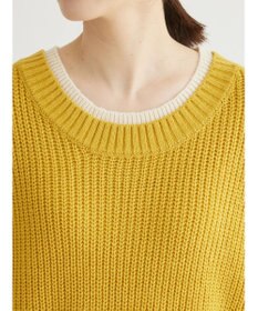 Green Parks ・Ｐｅｔｉｔ　Ｆｌｅｕｒ　レイヤード風ハイショクニット