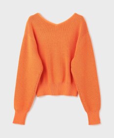 GRACE CONTINENTAL ハイゲージ畦ニットカーディガン