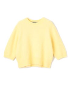 uncrave アルパカファーニット ショートトップス レモンイエロー