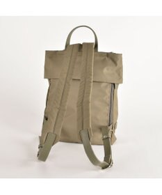 Y'SACCS リサイクルナイロン×カウレザー ラップリュック　Sサイズ