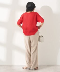 AMERICAN HOLIC 【接触冷感】リネンブレンドタックワイドパンツ