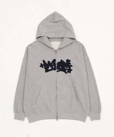 WEGO 【ユニセックス着用ITEM/SMLサイズ展開】グラフィックZIPパーカー