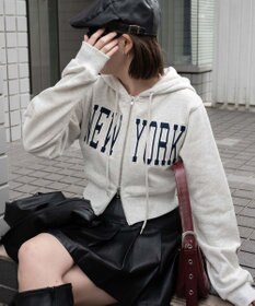 WEGO NEWYORK裏起毛ZIPパーカー