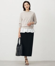 J.PRESS LADIES 【WEB限定】リブダンボール スカート