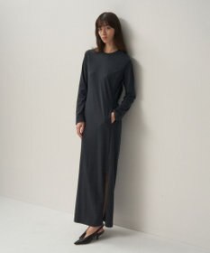 ATON FRESCA PLATE NUBUCK | クルーネックドレス