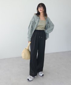 Green Parks ウエストレイヤードワイドパンツ