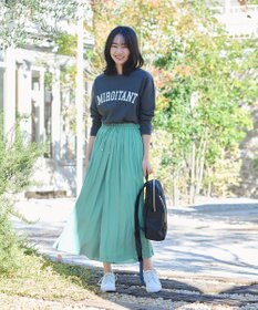 ANY 【洗濯機可能・ウエストゴム】リラックススカーチョ