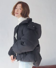 WEGO 【25年秋冬新作/SMサイズ展開】2WAYフードパファーブルゾン