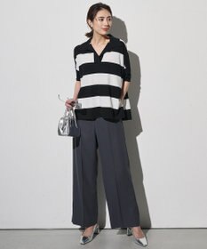 ICB 【WEB限定カラーあり】FluidBackSatin ワイドパンツ