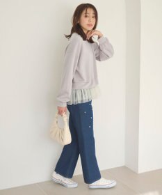 Feroux チュールコンビダンボール プルオーバー