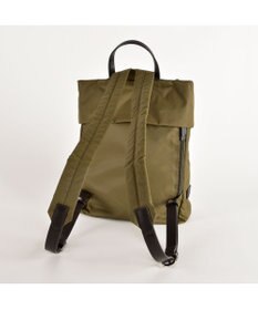 Y'SACCS リサイクルナイロン×カウレザー ラップリュック　Sサイズ