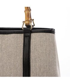 UNBILLION カシュカシュ cachecache / バンブーハンドルエルガリー2wayトート