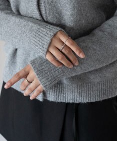 WEGO 【WEB限定/25年秋冬新作】別注USPOLO微起毛カーデ