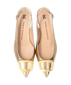 INTER-CHAUSSURES 【FABIO RUSCONI】ポインテッドトウバックルバックバンド