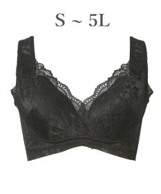 BRADELIS New York 【BRADELIS NewYork peace ブラデリス】ハートフルカップカシュクールブラ24 華やかレース ノンワイヤー 補正ブラ ブラジャー DB124102