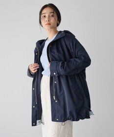 YECCA VECCA [撥水/花粉ガード]ミドル丈マウンテンパーカー