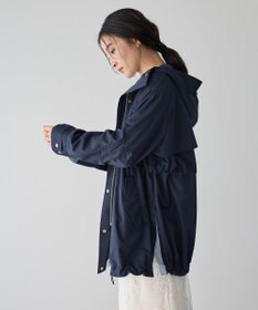 YECCA VECCA [撥水/花粉ガード]ミドル丈マウンテンパーカー