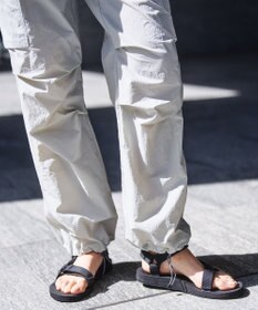 JOSEPH ABBOUD MOUNTAIN 【CREA掲載・レディースシルエット・ECO撥水/抗菌性/軽量】タスランワッシャー クライミングカーゴ パンツ