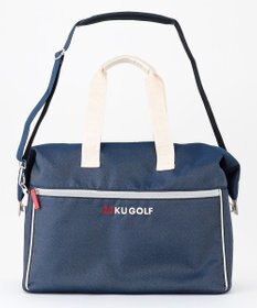 23区GOLF シューズ収納付【UNISEX】合皮×デニム調ボストンバッグ